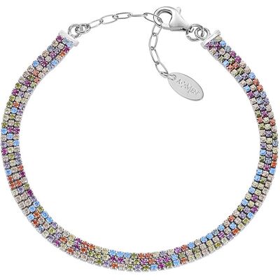 Amen Bracciale Tennis Donna Argento 925 Gioiello Tennis Mania BR3TNBM Amen Bracciale Tennis Donna Argento 925 Gioiello Tennis Mania BR3TNBM