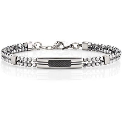 Amen Bracciale Uomo Gioielli Acciaio ACBR1006 Amen Bracciale Uomo Gioielli Acciaio ACBR1006