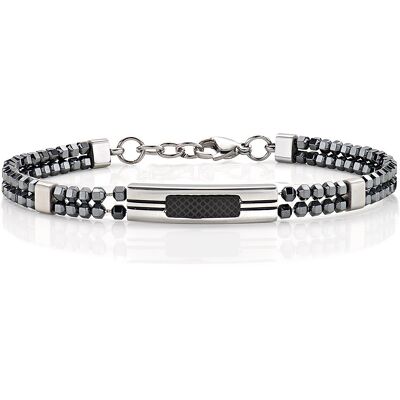 Amen Bracciale Uomo Gioielli Acciaio ACBR1005 Amen Bracciale Uomo Gioielli Acciaio ACBR1005