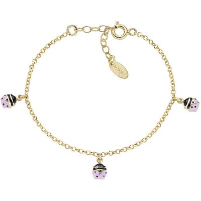 Amen Bracciale Con Charms Pendenti Bambino Argento 925 Gioiello Junior BRJ3COGRO1 Amen Bracciale Con Charms Pendenti Bambino Argento 925 Gioiello Junior BRJ3COGRO1