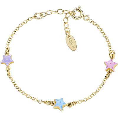 Amen Bracciale Con Charms Fissi Bambino Argento 925 Gioiello Junior BRJ3STGM3 Amen Bracciale Con Charms Fissi Bambino Argento 925 Gioiello Junior BRJ3STGM3