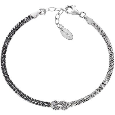 Amen Bracciale Donna Gioielli Nodo D'Amore BRNOAMBNZ16 Amen Bracciale Donna Gioielli Nodo D'Amore BRNOAMBNZ16