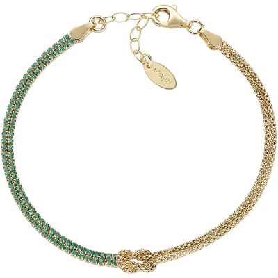 Amen Bracciale Catena Donna Argento 925 Gioiello Nodo D'Amore BRNOAMGVEZ16 Amen Bracciale Catena Donna Argento 925 Gioiello Nodo D'Amore BRNOAMGVEZ16