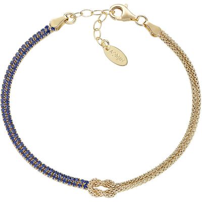 Amen Bracciale Donna Gioielli Nodo D'Amore BRNOAMGBLZ16 Amen Bracciale Donna Gioielli Nodo D'Amore BRNOAMGBLZ16