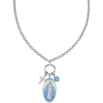 Amen Collana Donna Gioielli Devotion OTCL1MIB Amen Collana Donna Gioielli Devotion OTCL1MIB