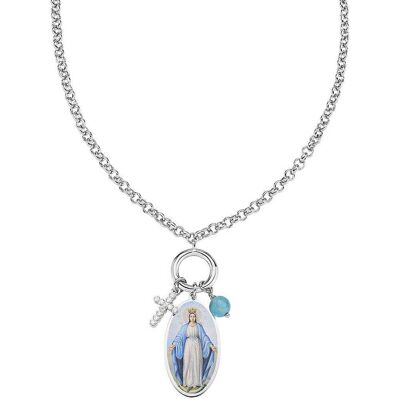 Amen Collana Donna Gioielli Devotion OTCL1MEB Amen Collana Donna Gioielli Devotion OTCL1MEB
