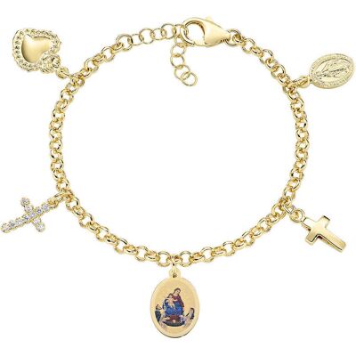 Amen Bracciale Donna Gioielli Devotion OTBRMPOG1 Amen Bracciale Donna Gioielli Devotion OTBRMPOG1
