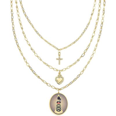 Amen Collana Donna Gioielli Devotion OTCL3LOG Amen Collana Donna Gioielli Devotion OTCL3LOG