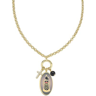 Amen Collana Donna Gioielli Devotion OTCL1LOG Amen Collana Donna Gioielli Devotion OTCL1LOG