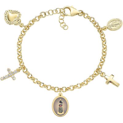 Amen Bracciale Donna Gioielli Devotion OTBRMLOG1 Amen Bracciale Donna Gioielli Devotion OTBRMLOG1