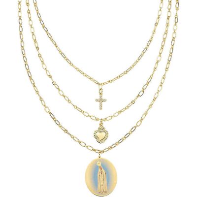 Amen Collana Donna Gioielli Devotion OTCL3FAG Amen Collana Donna Gioielli Devotion OTCL3FAG