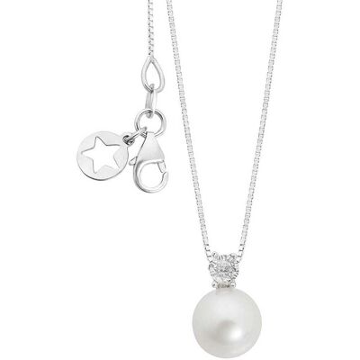 Comete Collana Diamante Gioiello Storia Di Luce Caratura 0,02 KGLP 003 Comete Collana Diamante Gioiello Storia Di Luce Caratura 0,02 KGLP 003