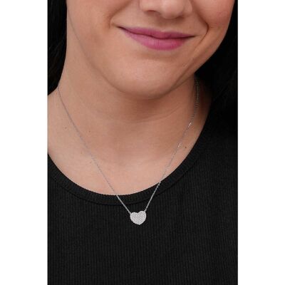 Amen Collana Argento 925 Donna Amore CLFLHBBZ Amen Collana Argento 925 Donna Amore CLFLHBBZ