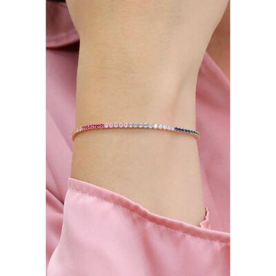 Amen Bracciale Tennis Donna Argento 925 Gioiello Tennis BTRM16 Amen Bracciale Tennis Donna Argento 925 Gioiello Tennis BTRM16