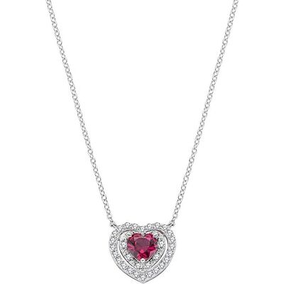 Amen Collana Argento 925 Donna Amore CLPHSIBBRZ Amen Collana Argento 925 Donna Amore CLPHSIBBRZ