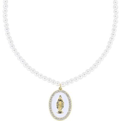 Amen Collana Donna Gioielli Miracolosa OTCLPE30SWGB2 Amen Collana Donna Gioielli Miracolosa OTCLPE30SWGB2