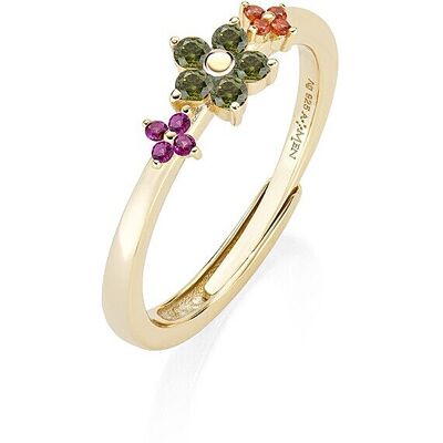 Amen Anello Zirconi Gioiello Donna Primula ANFIMGOL2 Amen Anello Zirconi Gioiello Donna Primula ANFIMGOL2