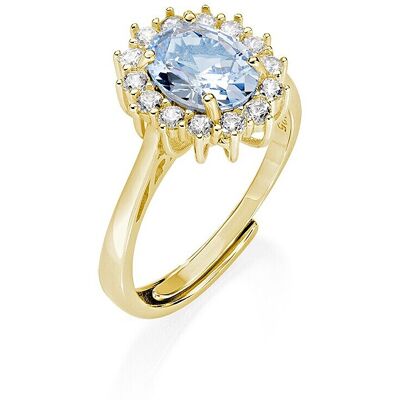 Amen Anello Zirconi Gioiello Donna Lady ANLDGGBAC2 Amen Anello Zirconi Gioiello Donna Lady ANLDGGBAC2