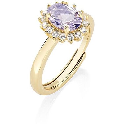 Amen Anello Zirconi Gioiello Donna Lady ANLDPGBLA3 Amen Anello Zirconi Gioiello Donna Lady ANLDPGBLA3