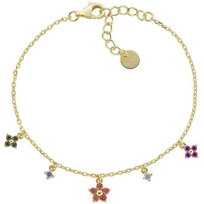 Amen Bracciale Con Charms Pendenti Donna Argento 925 Gioiello Primula BRFIMGAR1 Amen Bracciale Con Charms Pendenti Donna Argento 925 Gioiello Primula BRFIMGAR1