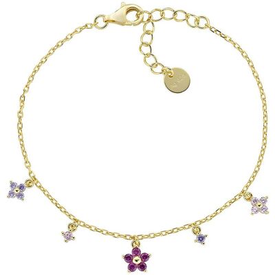 Amen Bracciale Con Charms Pendenti Donna Argento 925 Gioiello Primula BRFIMGFU1 Amen Bracciale Con Charms Pendenti Donna Argento 925 Gioiello Primula BRFIMGFU1