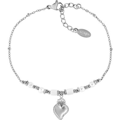 Amen Bracciale Donna Gioielli Acciaio ACBR818375B Amen Bracciale Donna Gioielli Acciaio ACBR818375B