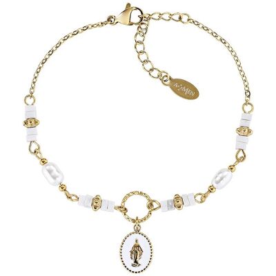 Amen Bracciale Donna Gioielli Acciaio ACBR818404G Amen Bracciale Donna Gioielli Acciaio ACBR818404G