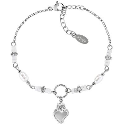 Amen Bracciale Donna Gioielli Acciaio ACBR818406B Amen Bracciale Donna Gioielli Acciaio ACBR818406B