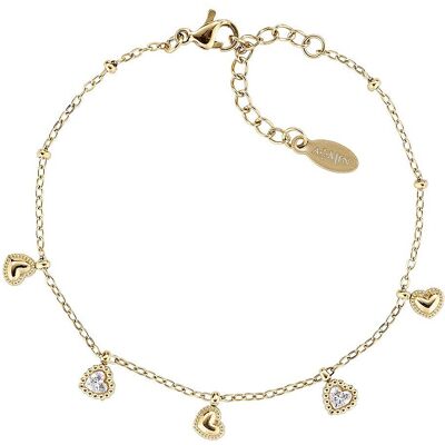 Amen Bracciale Donna Gioielli Acciaio ACBR815624G Amen Bracciale Donna Gioielli Acciaio ACBR815624G