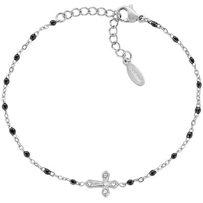 Amen Bracciale Unisex Gioielli Acciaio ACBRCRSMBN Amen Bracciale Unisex Gioielli Acciaio ACBRCRSMBN