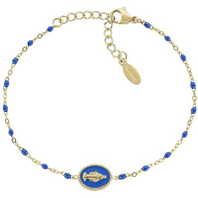 Amen Bracciale Unisex Gioielli Acciaio ACBRMISMGBL Amen Bracciale Unisex Gioielli Acciaio ACBRMISMGBL