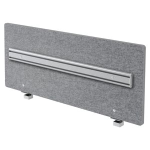 hjh OFFICE PRO ARO 12 I Pannello acustico divisorio + pannello per organizer - Accessori 120 cm  Grigio Screziato