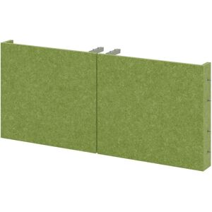 hjh OFFICE PRO FlexWall   Altezza 1 raccoglitore   Ante anti-rumore - Verde Chiaro