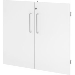 hjh OFFICE PRO FlexWall   Altezza 2 raccoglitori   Coppia di ante - Bianco