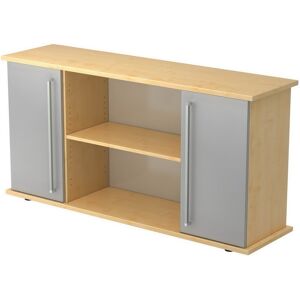 hjh OFFICE PRO KAPA SB   Madia   con ante - Acero/Argento Credenza maniglia in metallo cromato