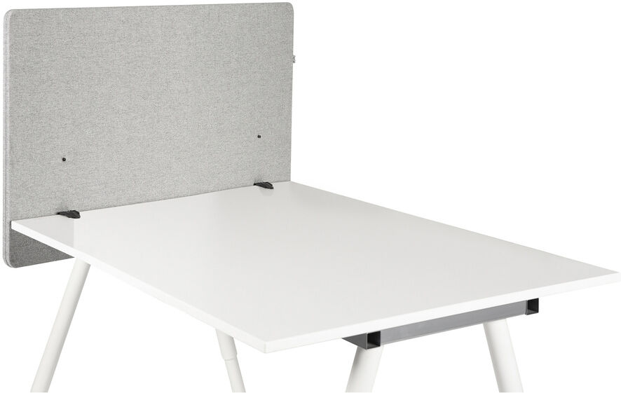 hjh OFFICE FLEXMIUT D SIDE   Pannello acustico divisorio   80 cm una confezione - Divisorio per scrivania Grigio chiaro