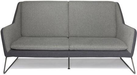 hjh OFFICE LAGUN   3 posti - Sofa Lounge Grigio chiaro / scuro