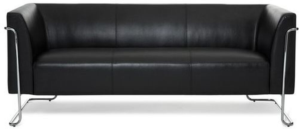 hjh OFFICE CURACAO   3 posti - Sofa Lounge Nero