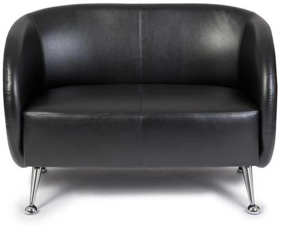 hjh OFFICE ST. LUCIA   2 posti - Sofa Lounge Nero