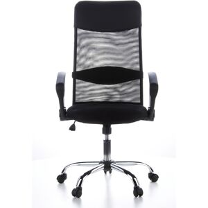 hjh OFFICE ARIA HIGH - Poltrona Home Office Nero