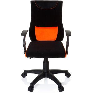 hjh OFFICE KIDDY PRO AL - Sedia girevole per bambini Nero / Arancione