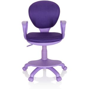 hjh OFFICE KID COLOUR - Sedia girevole per bambini Viola