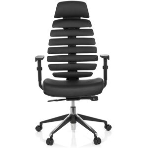 hjh OFFICE ERGO LINE II PRO   Pelle - Sedia da ufficio professionale Nero