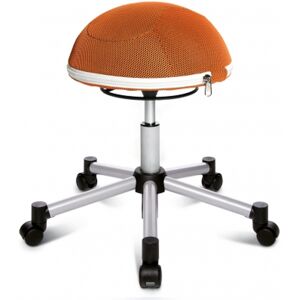 Topstar HALF BALL - Sgabello girevole Argento/Arancione