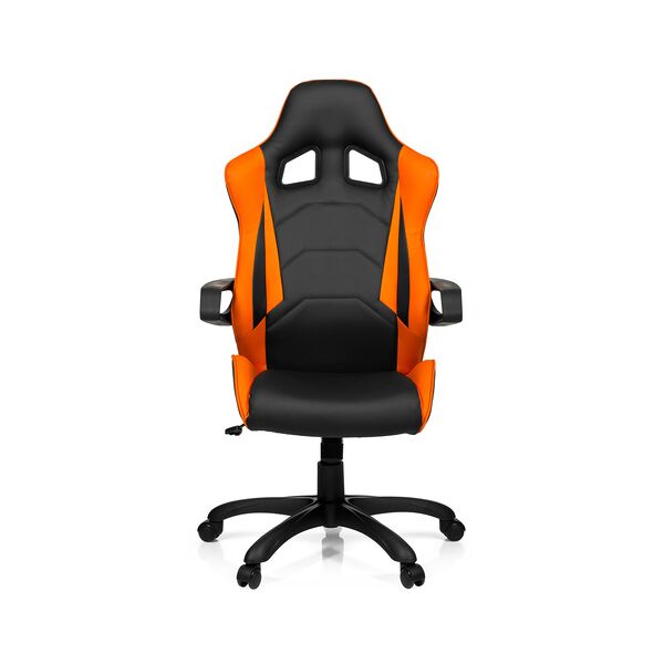 hjh office game pro i - sedia da gaming nero / arancione