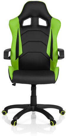 hjh OFFICE GAME PRO I - Sedia da gaming Nero / Verde