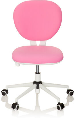 hjh OFFICE KID VIVO - Sedia girevole per bambini Rosa