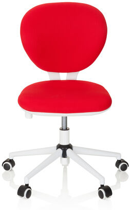 hjh OFFICE KID VIVO - Sedia girevole per bambini Rosso