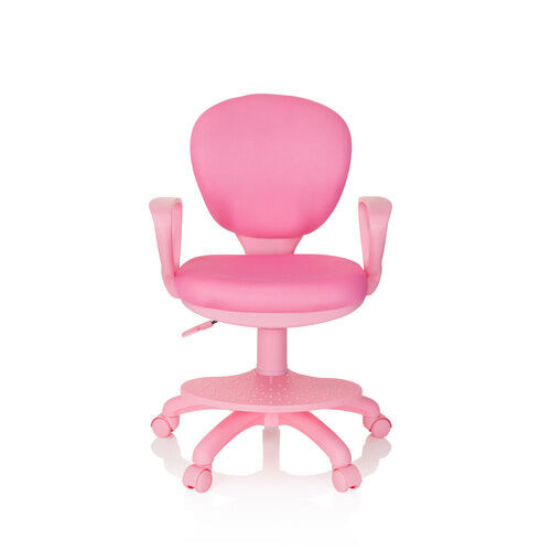 hjh OFFICE KID COLOUR - Sedia girevole per bambini Rosa