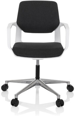 hjh OFFICE FREE WHITE - Sedia Home Office Nero